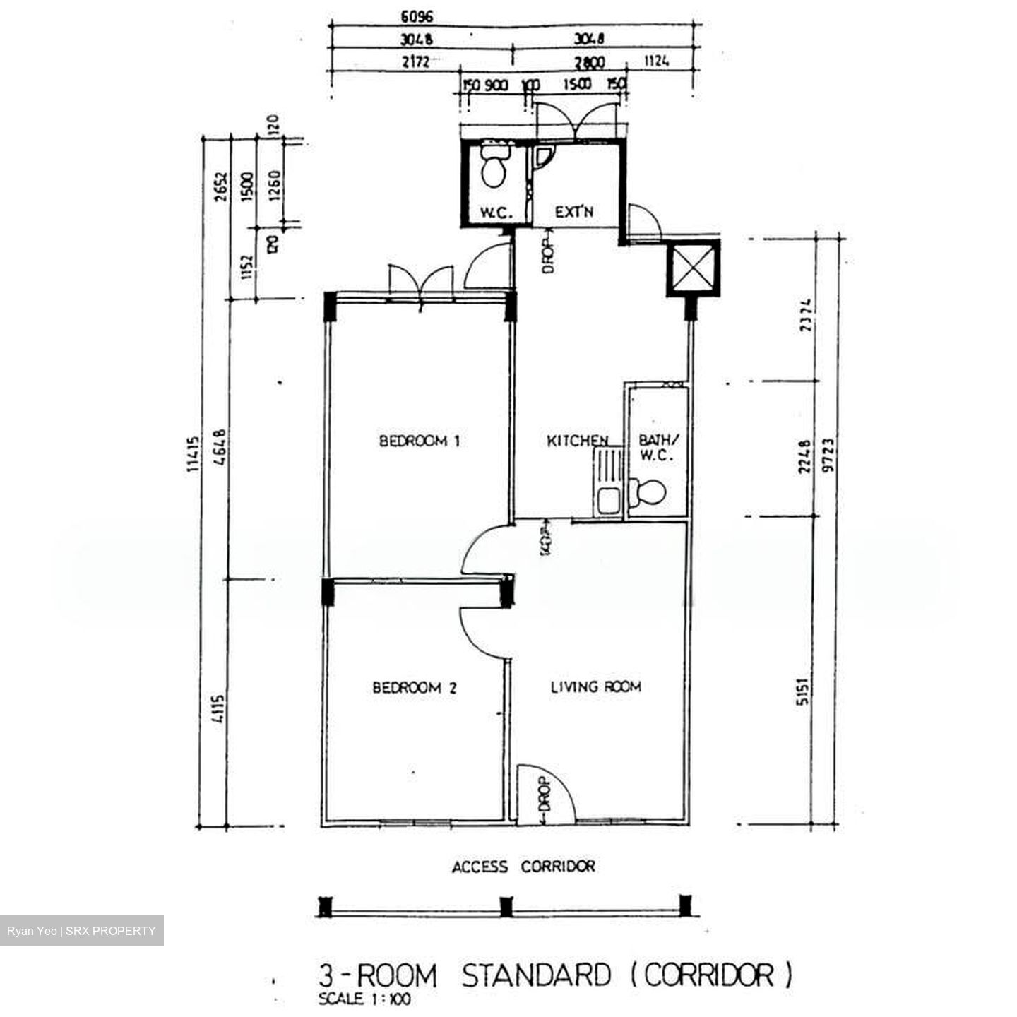 Blk 96 Crescent View (Queenstown), HDB 3 Rooms #582839221